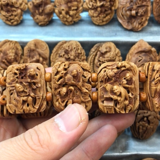 桃核手串桃核材质