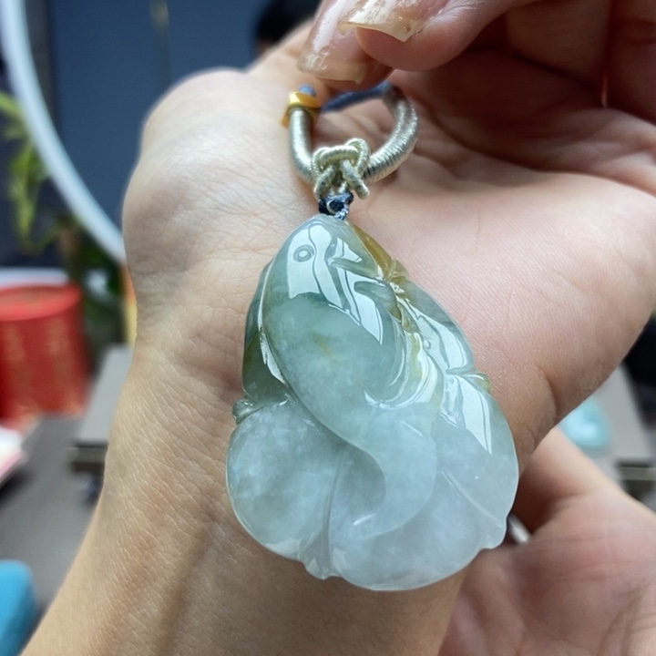 翡翠未镶嵌颈饰吊坠61