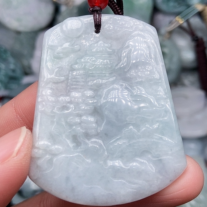 颈饰未镶嵌翡翠翡翠