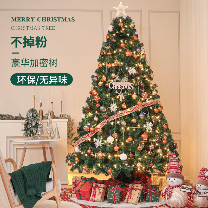 圣诞树客厅家用网红diy2025新款大型ins风高级感圣诞节装饰耶诞树