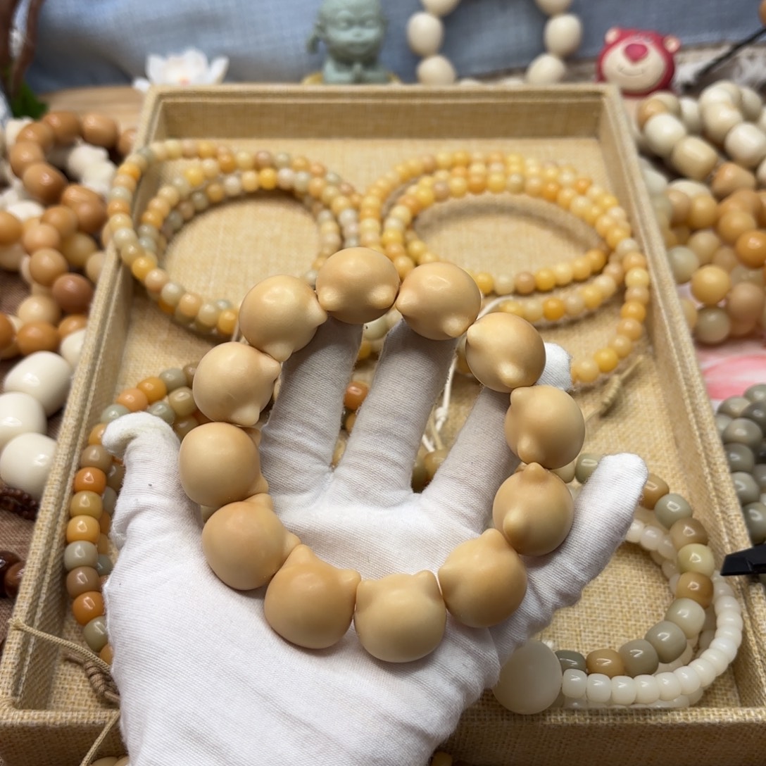 菩提根/象牙果吊坠23干磨牙果风化猫头763