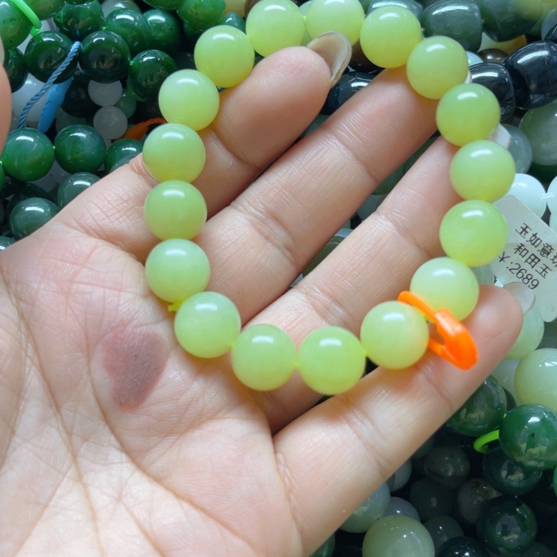 和田玉手链未镶嵌