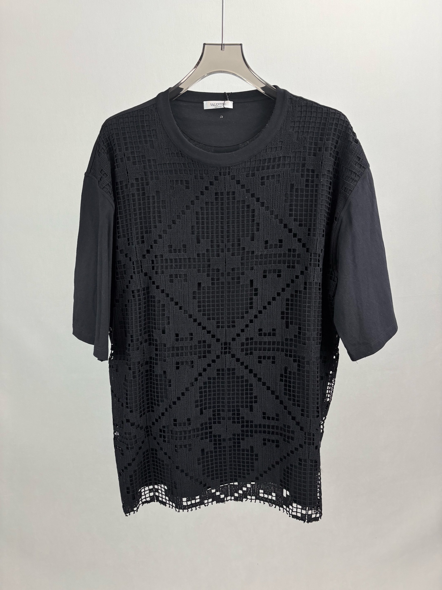 99新 Valentino/华伦天奴 华伦天奴黑色短袖 99新 洗标遗失 15361