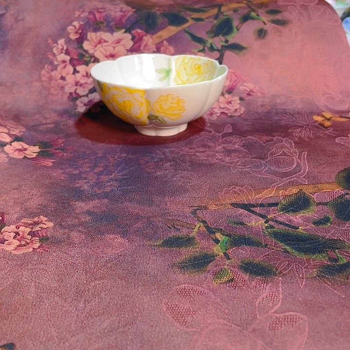 【闪购商品】馨*嘟山茶花茶席68×35➕玫瑰花杯