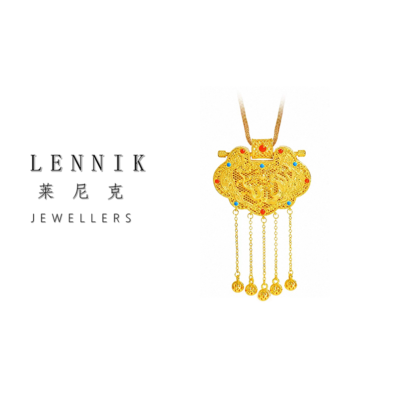 lennik-新中式天子门生古法天子门生65CM毛衣链