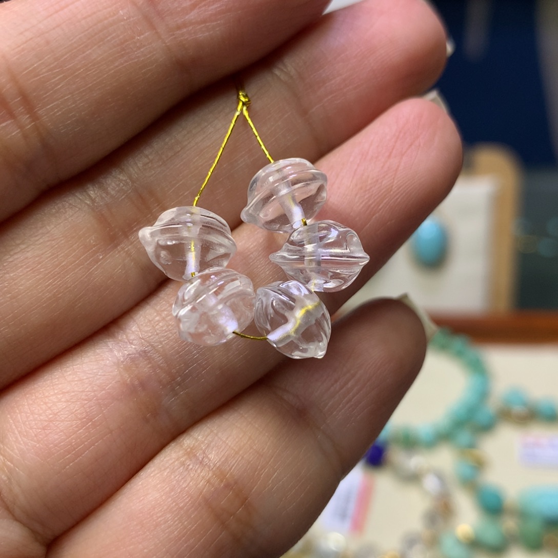 未镶嵌珠宝半成品水晶百香籽