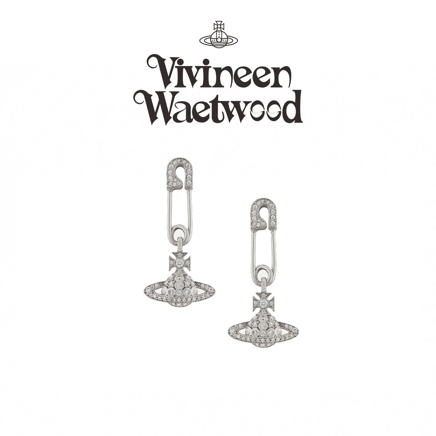 Vivireer Waetwssd 正品 土星耳钉