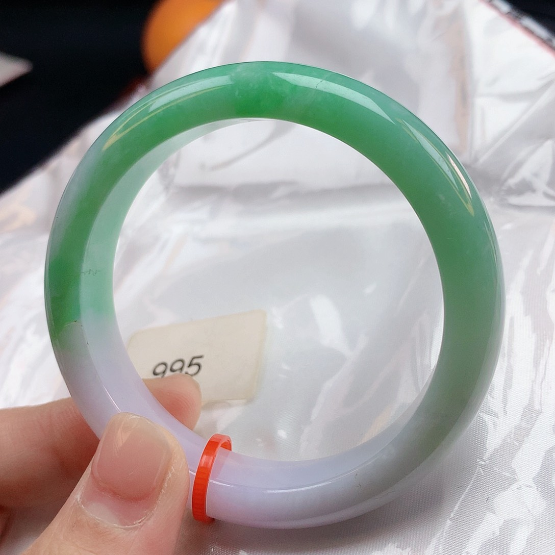 翡翠手镯未镶嵌52圈0995