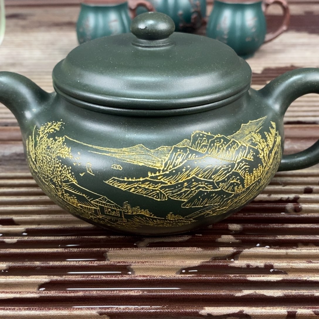 茶案紫砂宜兴原矿紫砂壶毛梅红(询价)