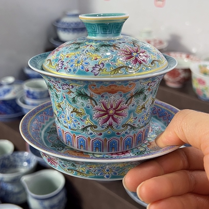 盖碗全场景德镇景德镇的早高峰上了