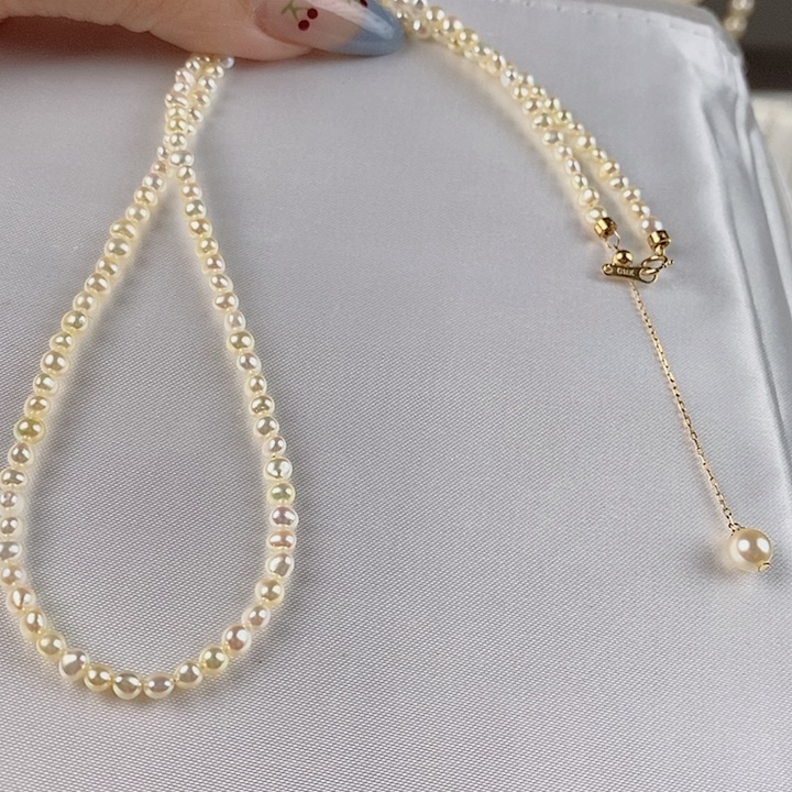 海水珍珠颈饰18K金镶嵌