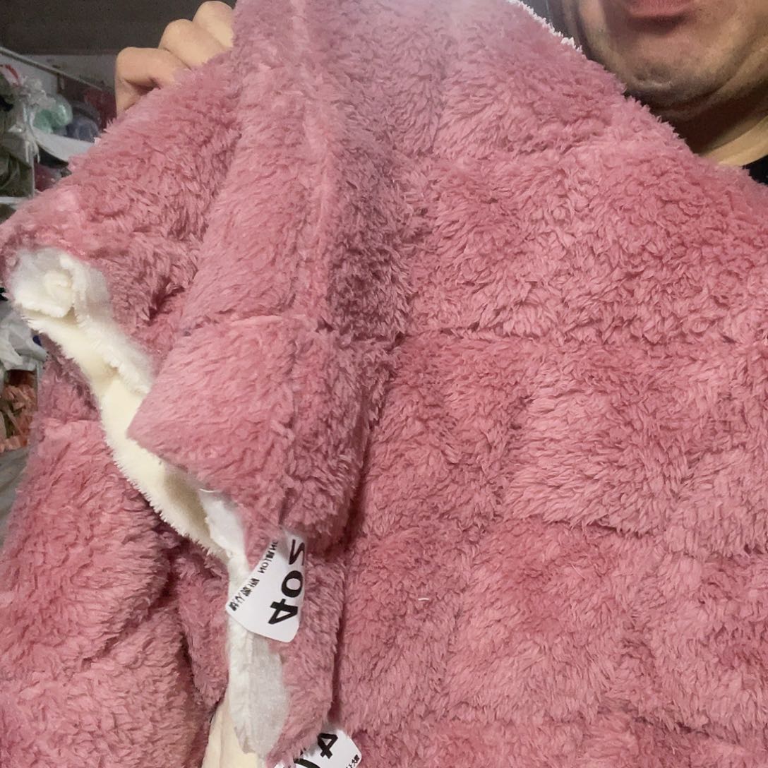 宽1.75米尘土脏加厚款双面毛绒绗棉1米价542