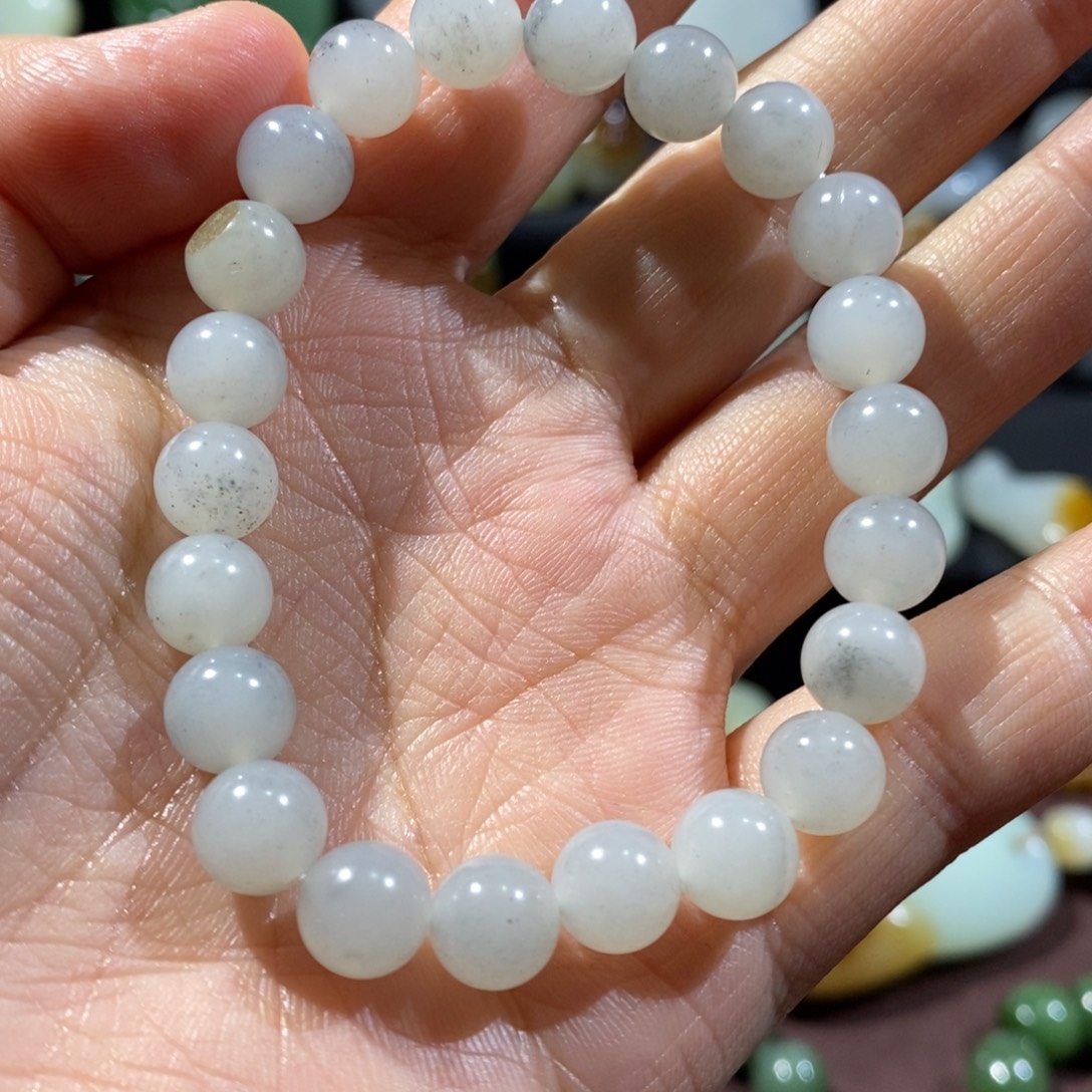 和田玉未镶嵌手串