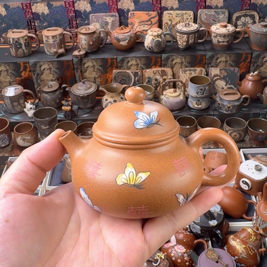 茶壶紫砂170cc原矿精工半手