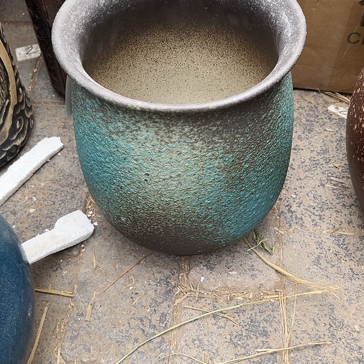 雁***子景德镇精品花盆栽适合盆微瑕