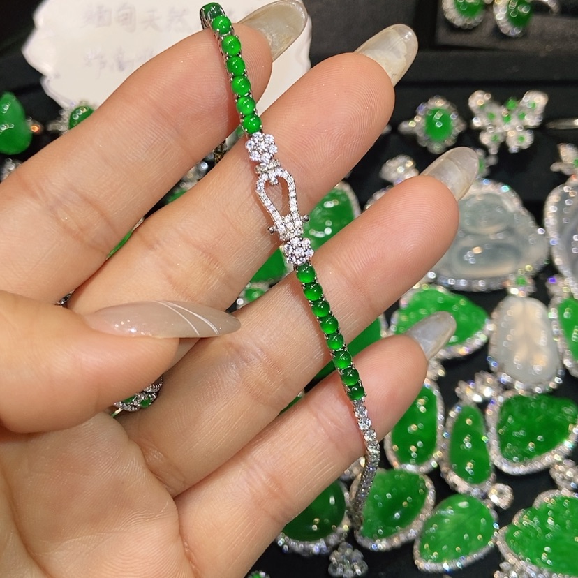 【闪购商品】未镶嵌手链翡翠天然翡翠