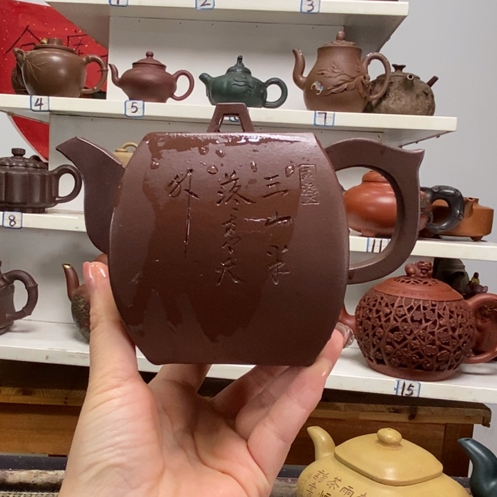 紫砂茶壶全手工制作的