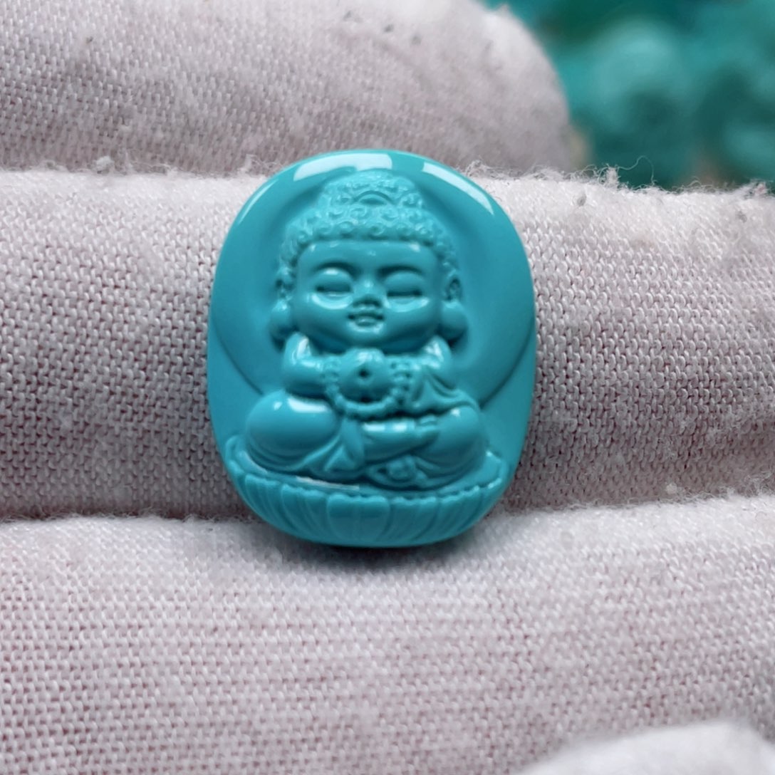 绿松石珠宝奇石未镶嵌