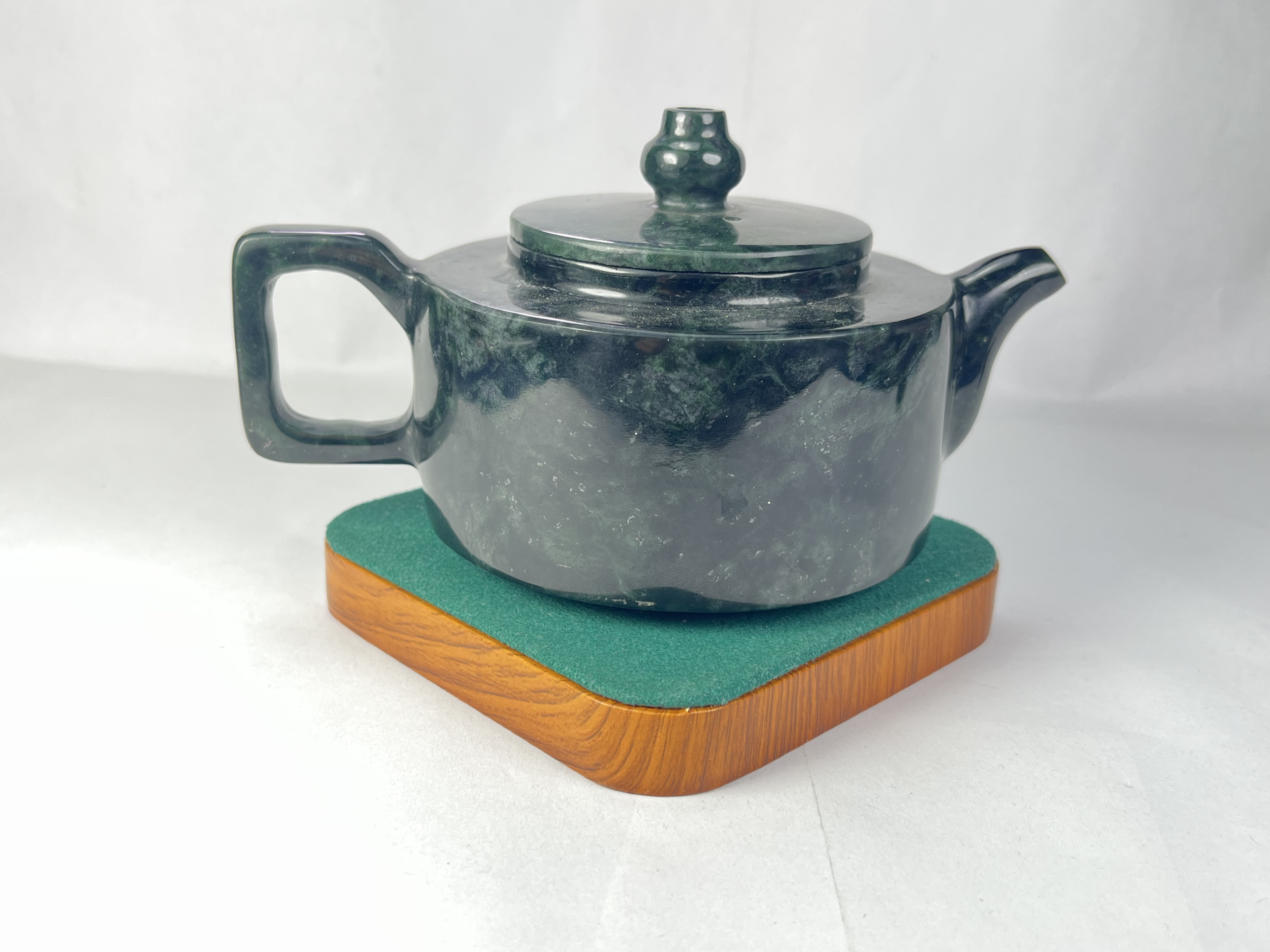 西藏雅鲁藏布江药王石酒壶圆壶家用酒壶小茶壶高档精品酒壶