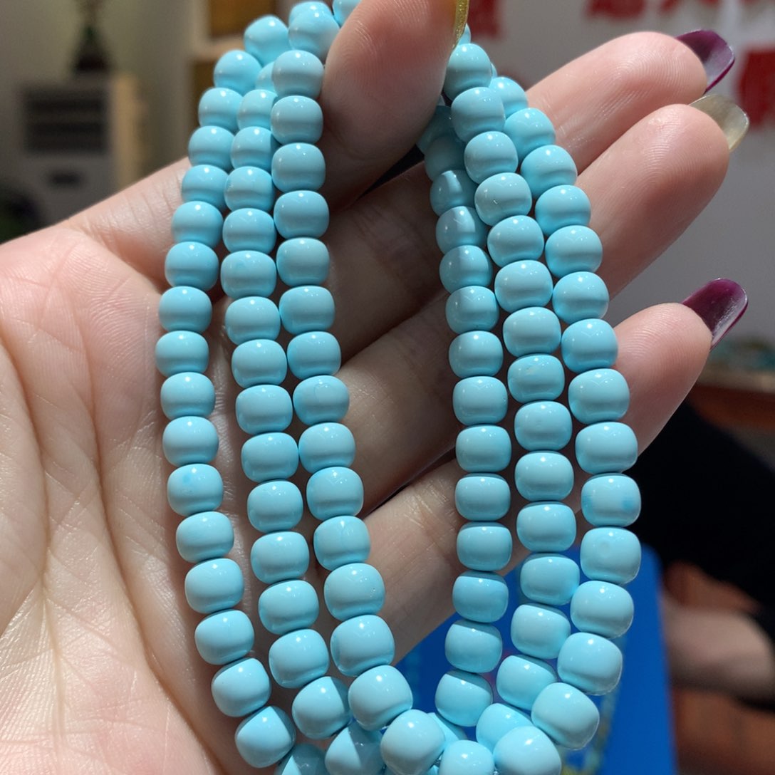 未镶嵌绿松石长链