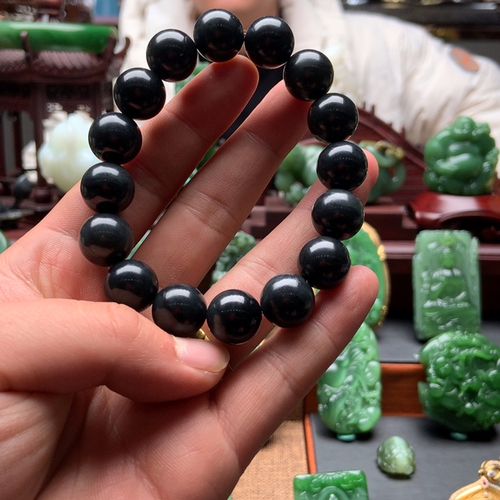 和田玉手链未镶嵌