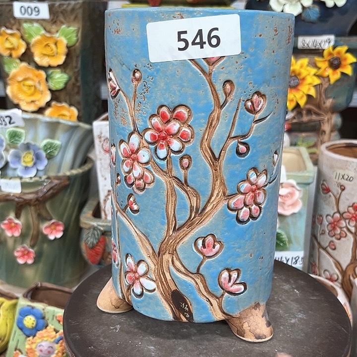 紫砂花盆粗陶材质多肉花盆