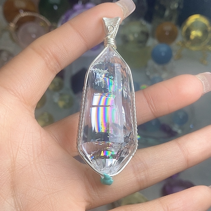 水晶摆件未镶嵌吊坠