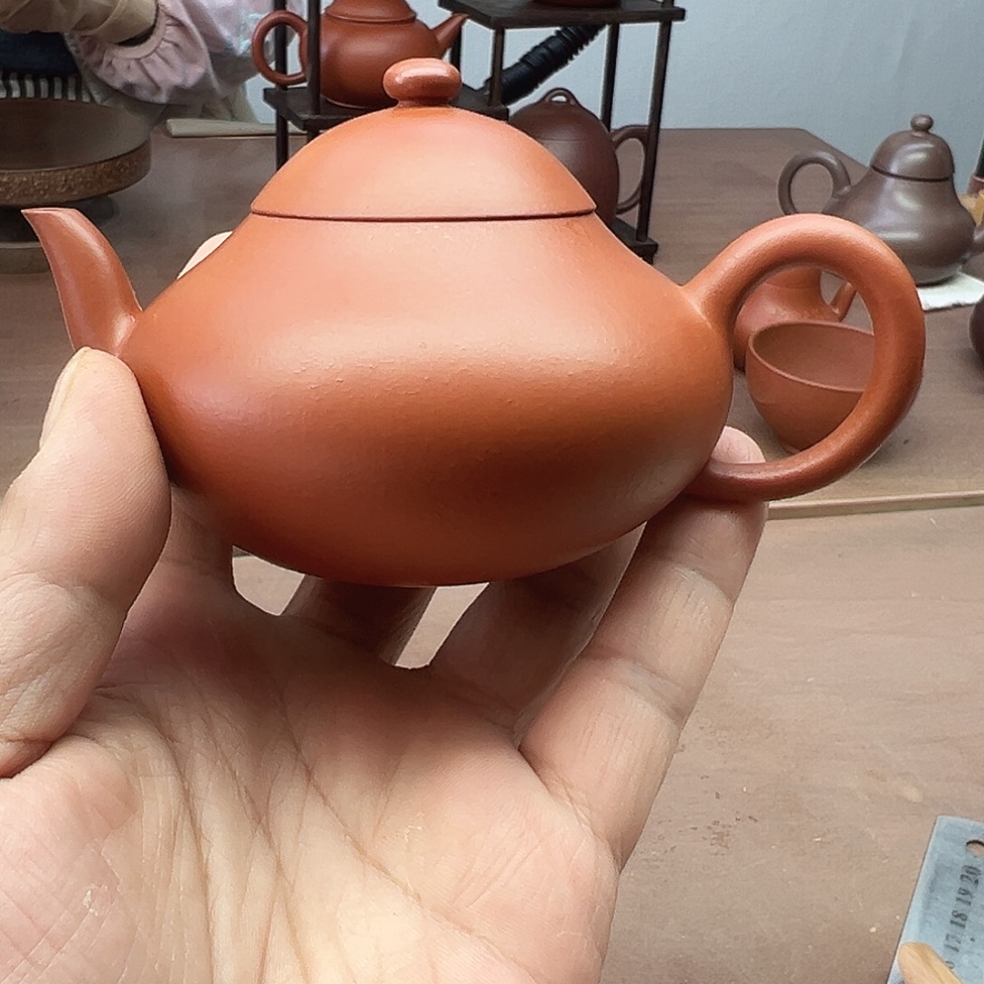 紫砂茶壶微瑕全手梨形壶
