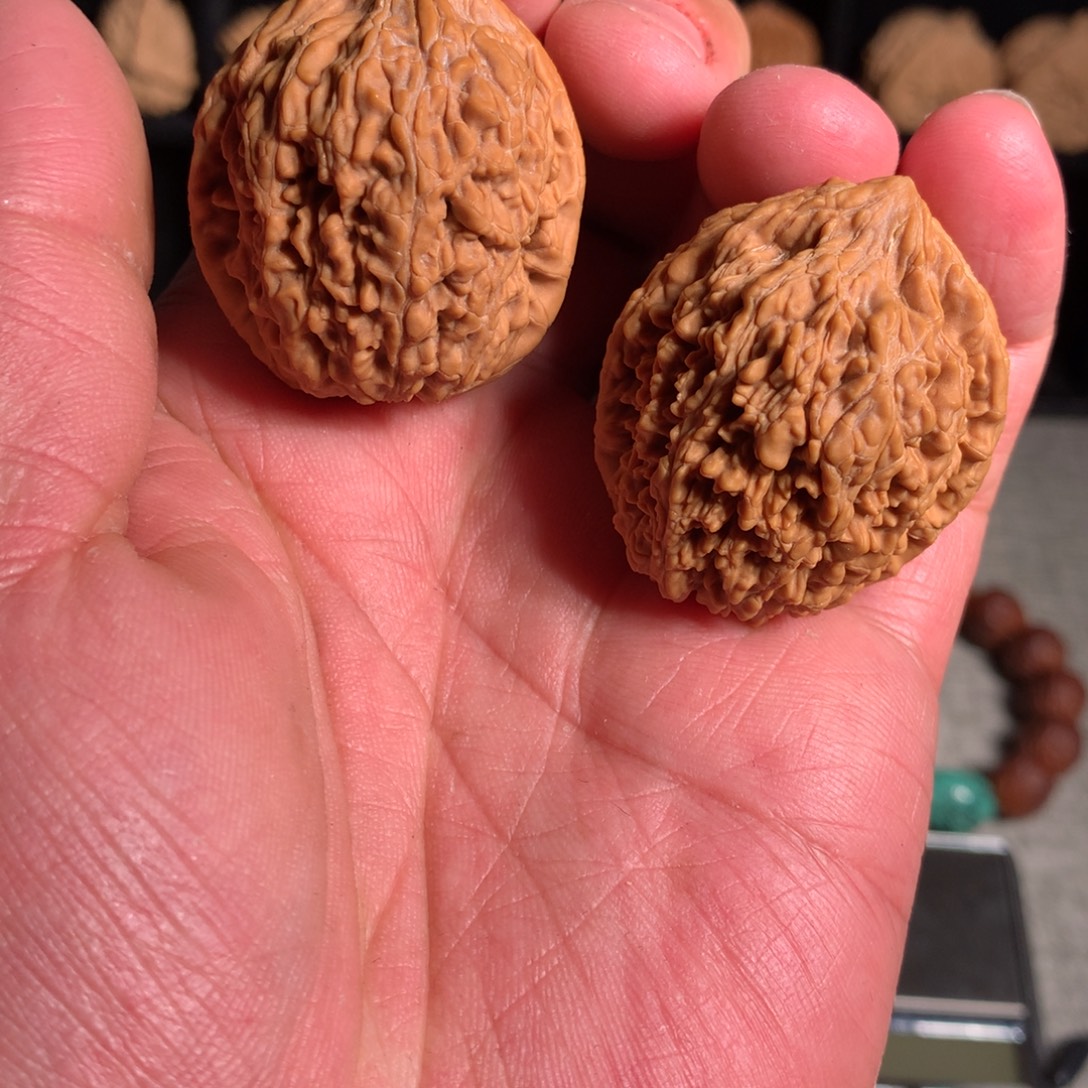 文玩核桃吊坠大蒜头36