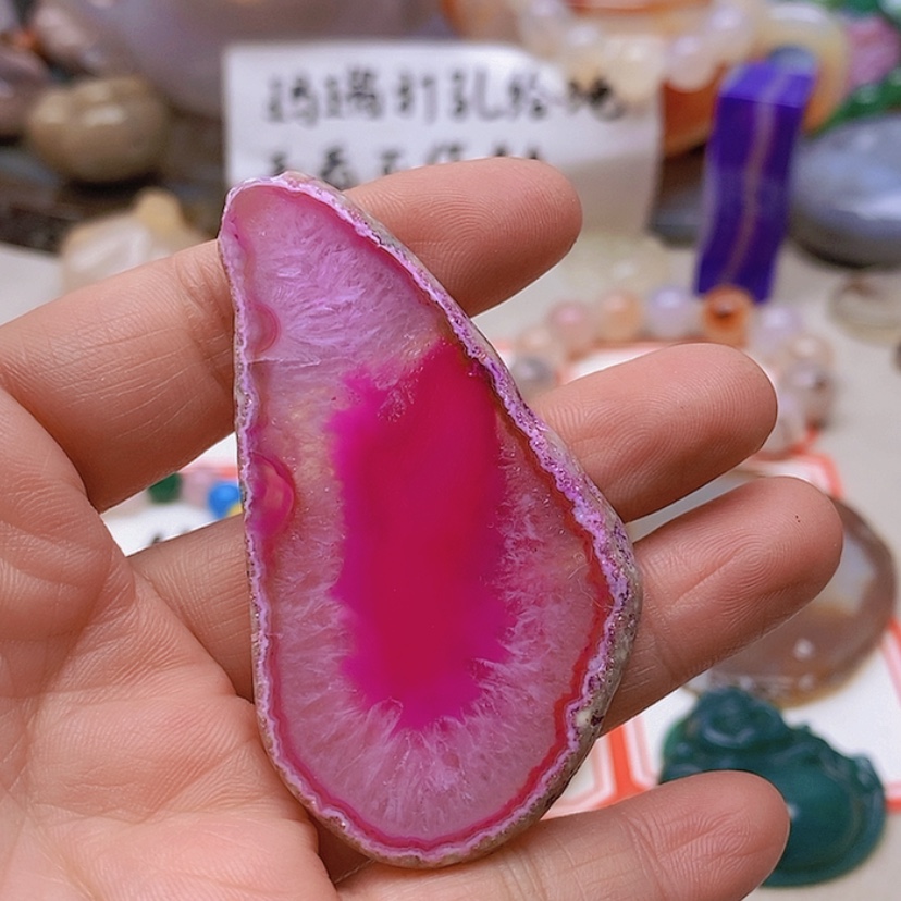 【闪购商品】未镶嵌玛瑙/玉髓珠宝半成品温**玉