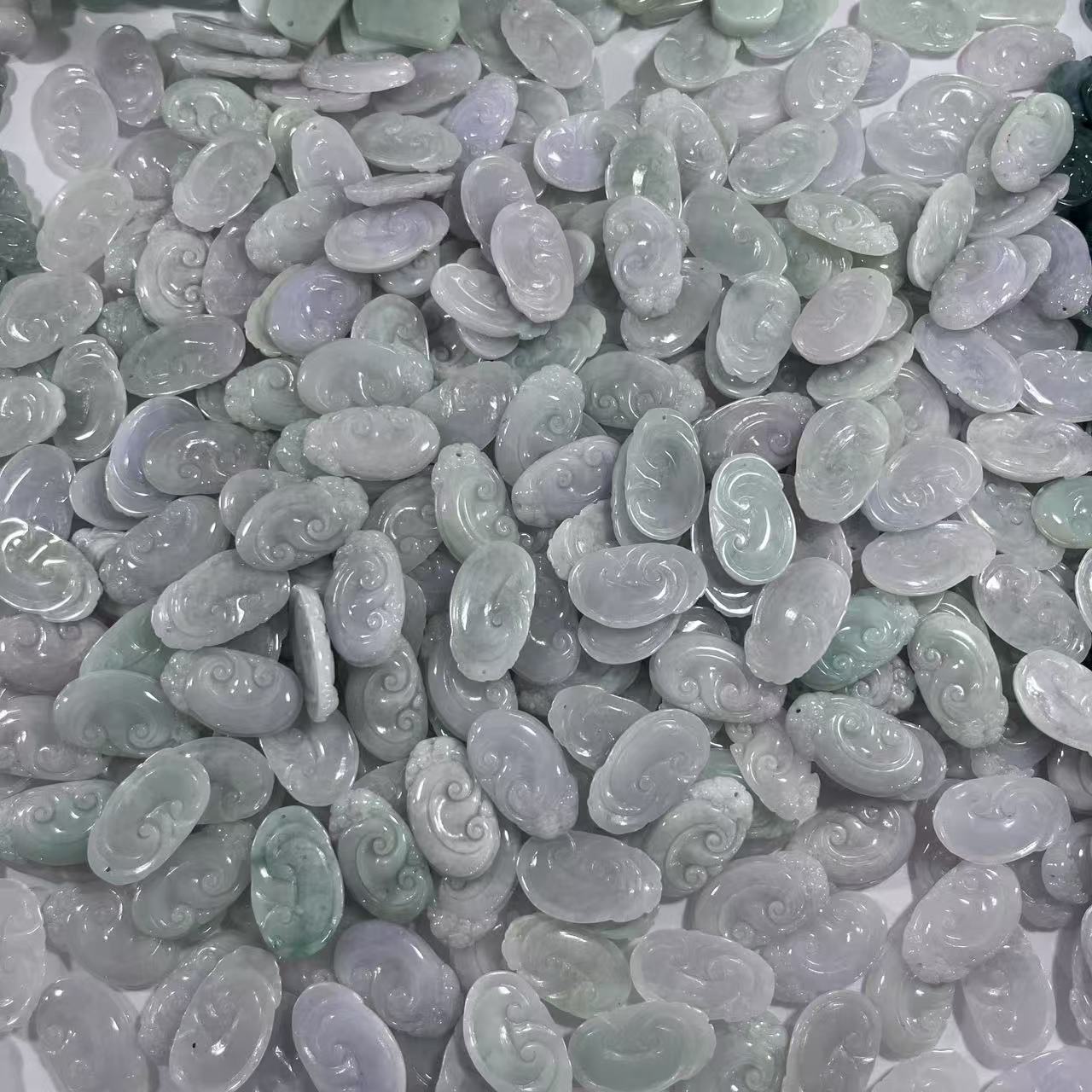 天然a货翡翠如意吊坠-d278—多样性发一件