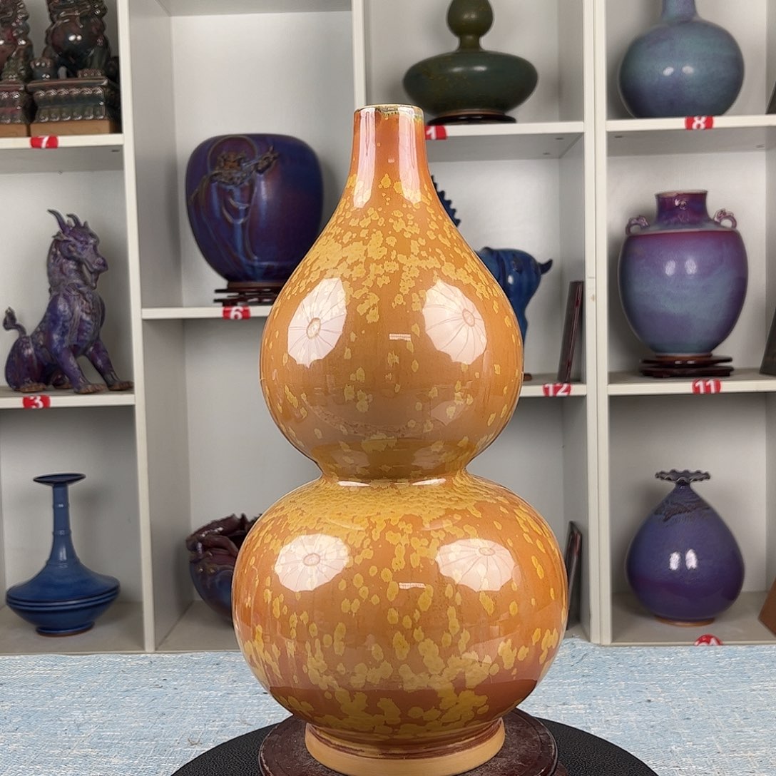 瓷片摆件……葫芦 福禄，无礼盒