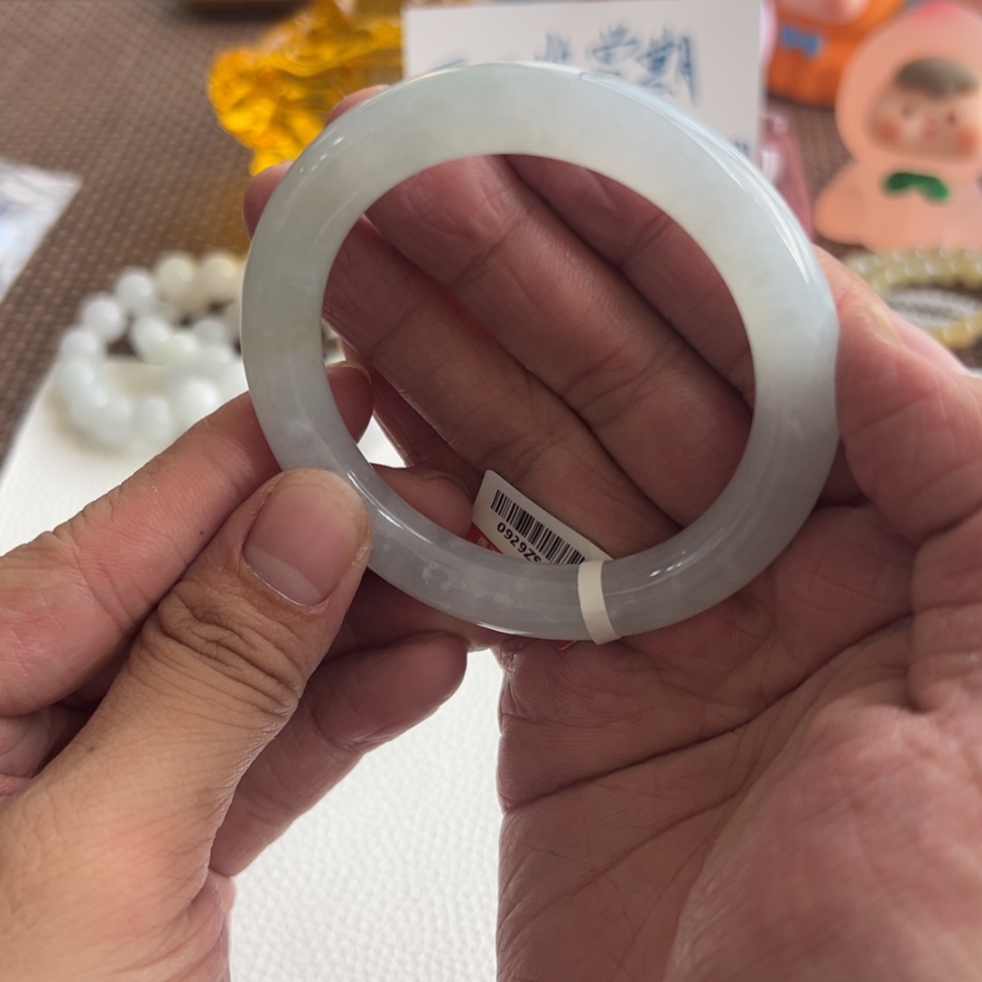 翡翠未镶嵌手镯4号53.2