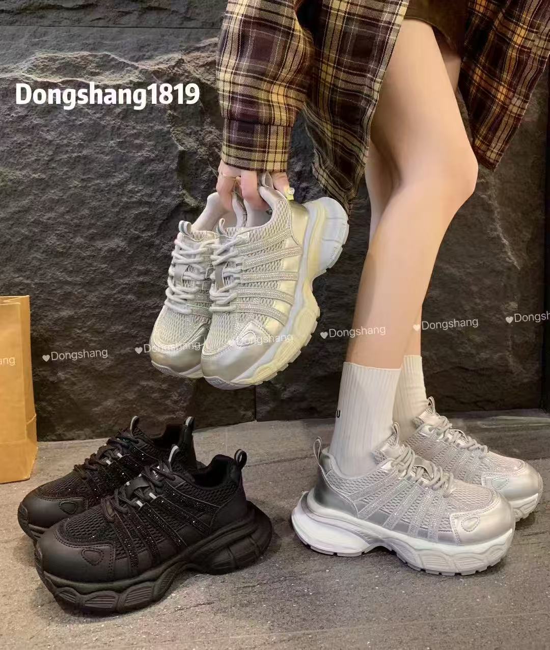 老爹鞋1819女款百搭厚底时尚