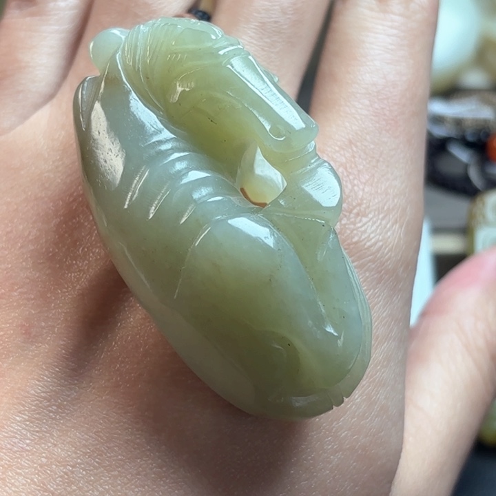 和田玉挂件未镶嵌营****6