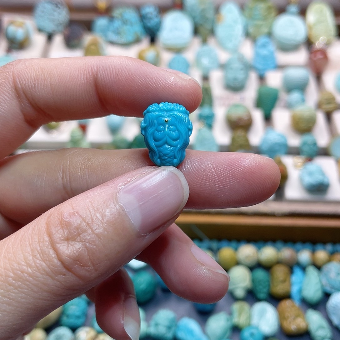 绿松石未镶嵌配饰