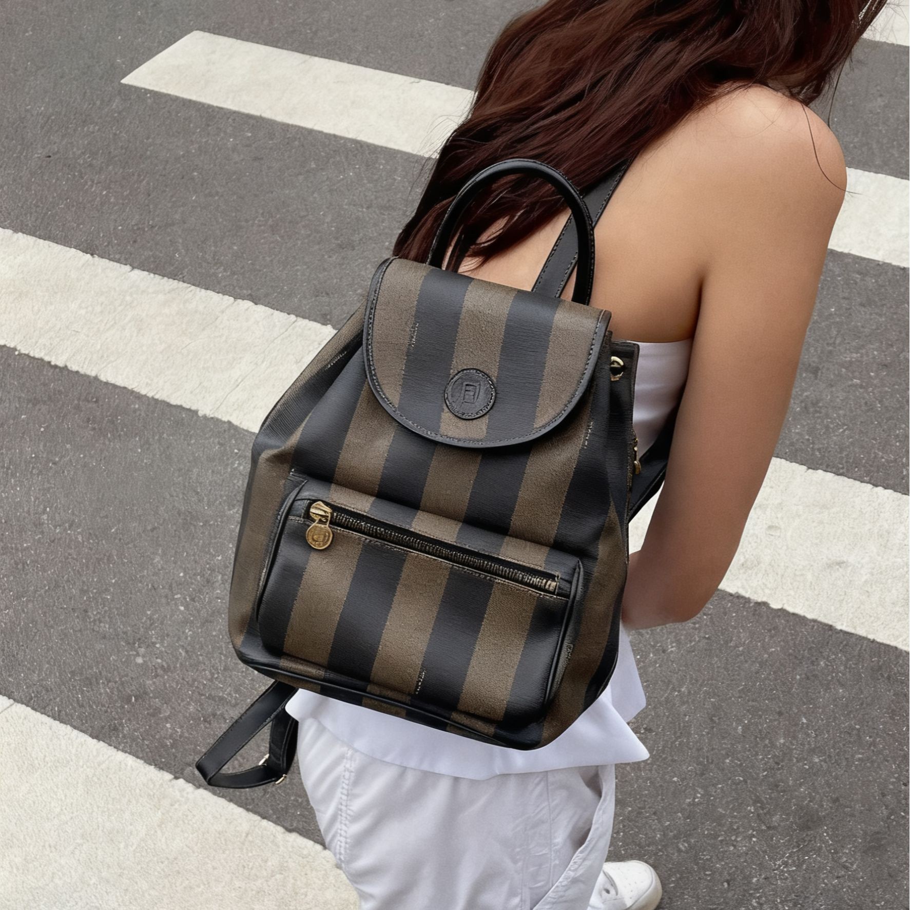 95新 FENDI/芬迪 G专属/芬迪双肩包/23030