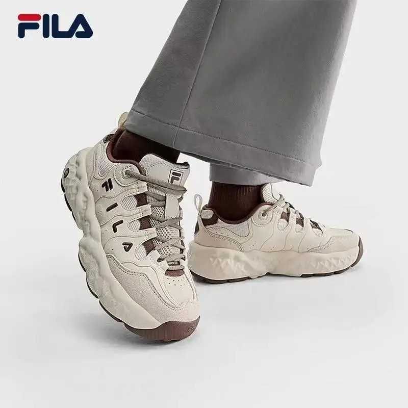 Fila/斐乐女鞋松饼鞋25秋冬新款厚底休闲运动老爹鞋F12W541106