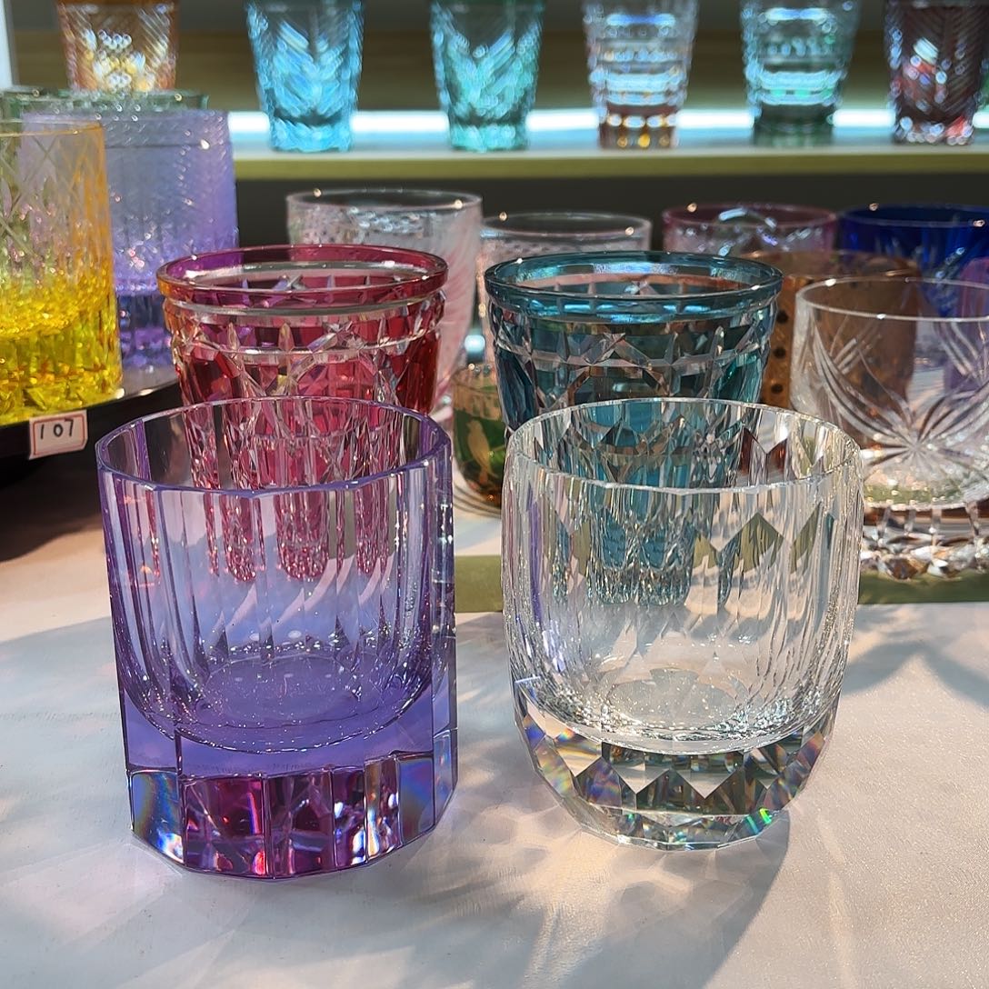 韩***菜水晶玻璃吸管款共四只