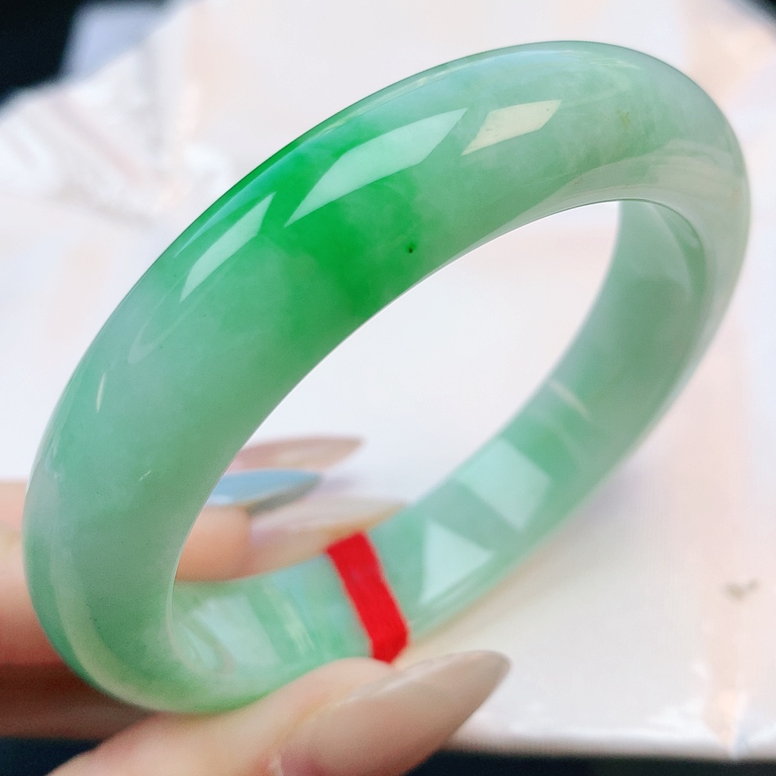 未镶嵌手镯翡翠53圈口882783