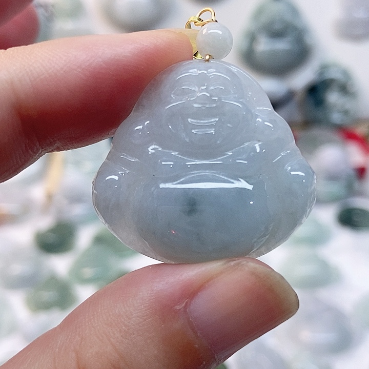 颈饰未镶嵌翡翠佛公