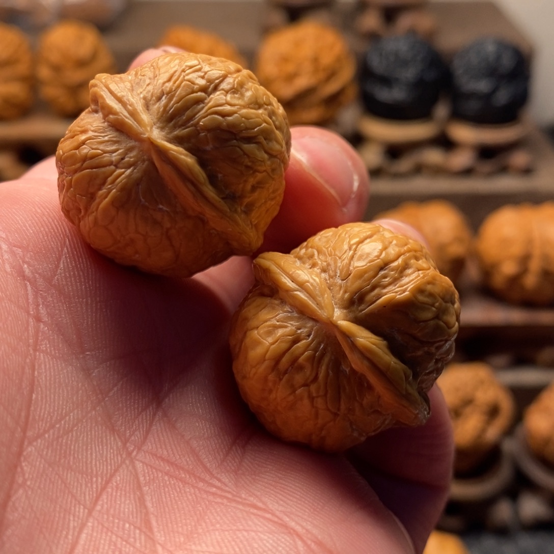 把件文玩核桃福利练手对子小钢炮32尺寸