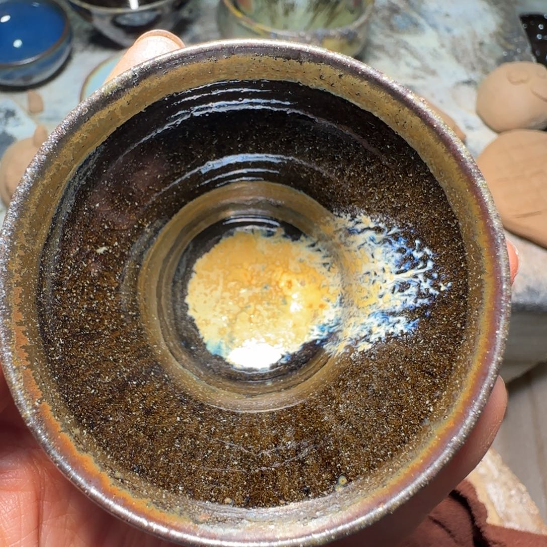 柴烧建盏茶盏茶杯260