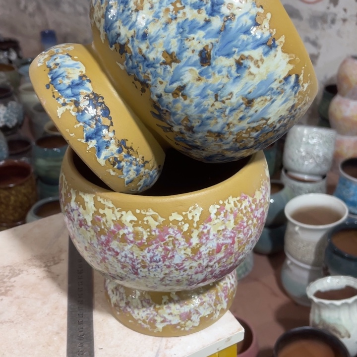 花盆紫砂口径18高度19两只正品