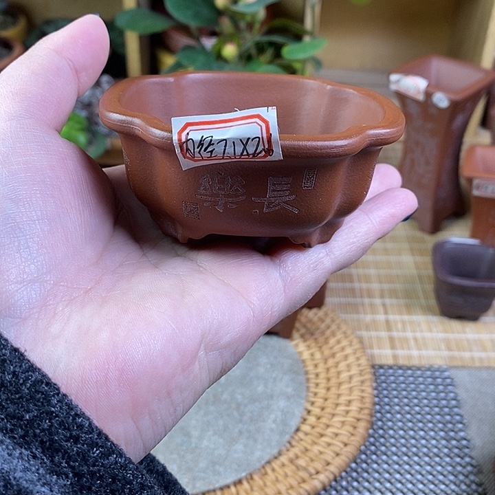 琉璃手工艺品宜兴紫砂精品花盆