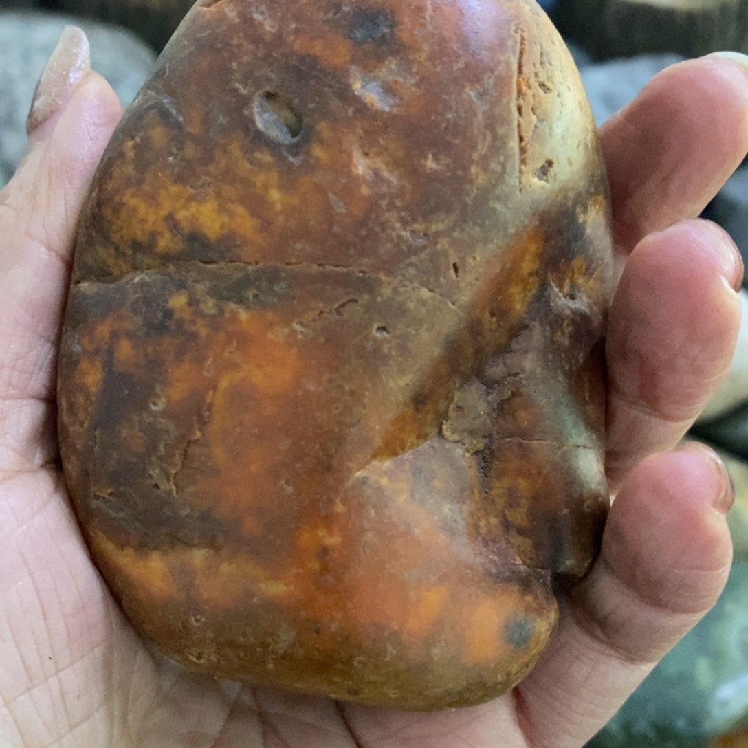 未镶嵌和田玉摆件灬*开