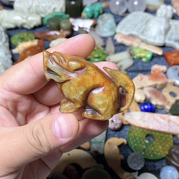 和田玉未镶嵌颈饰196