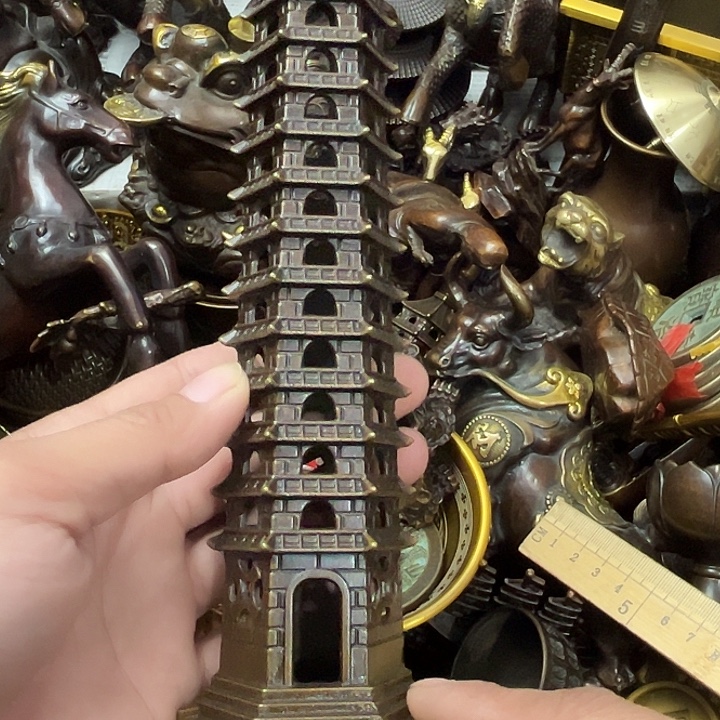 顺顺利利，铜器摆件