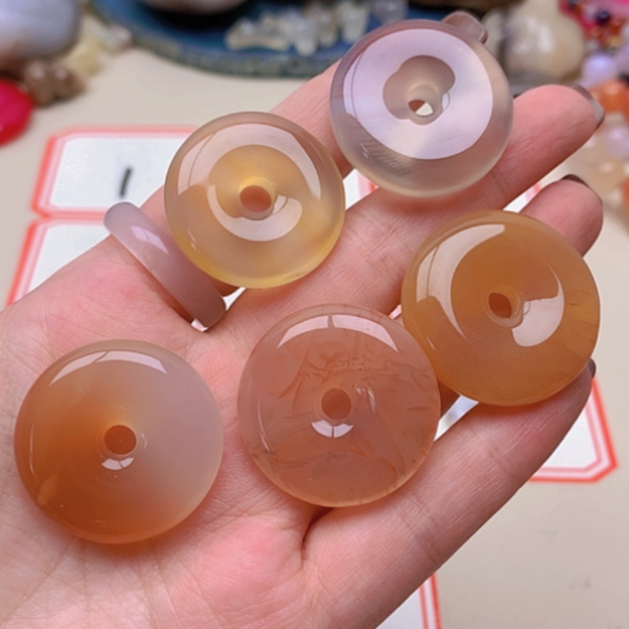 【闪购商品】未镶嵌玛瑙/玉髓珠宝半成品泽***0
