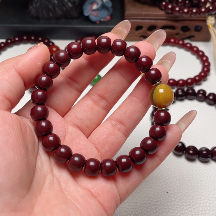 核桃手串/手链凡**子猴头玉华串